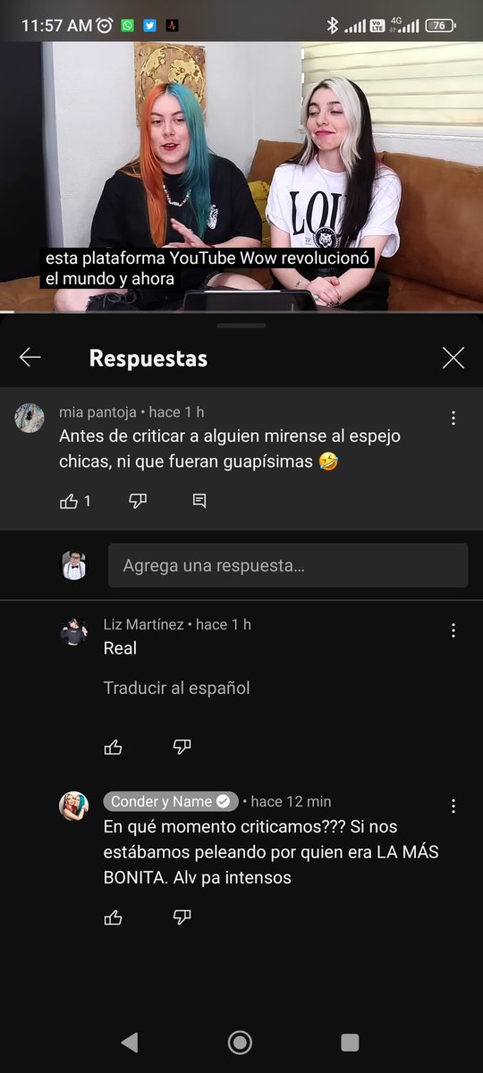ErimarqzK's tweet photo. Ya no les gustaron los comentarios. #ConderYName no aguantan la funa y eso que la veían venir.
No es profesional su manera de responder los comentarios. Mal ahí chicas.
#FreenBecky no es material para tener vistas. https://t.co/9aI2m0LPX8
