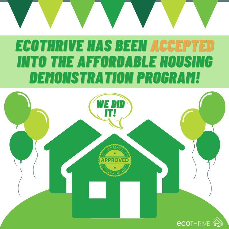 🎉🏘️ Big news! ecoTHRIVE is part of Burien's Affordable Housing Demonstration program! We're closer to building our pilot Resilient Village w/ 27 ecoCottages. 🌱🌟

Support us: ecothrivehousing.org/donate &amp; RT! #AffordableHousing #SustainableLiving #ResilientVillage #ecoTHRIVEHousing
