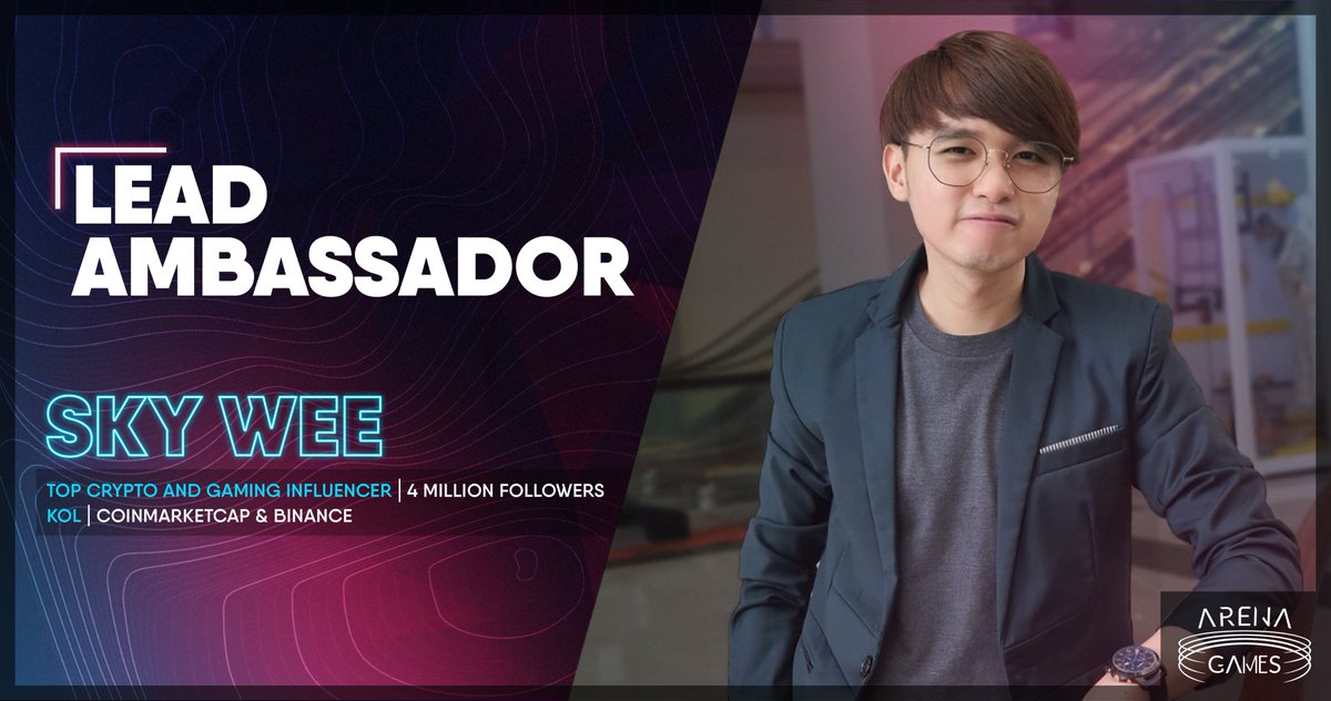 vs1_finance's tweet photo. 📢 Welcome @OfficialSkyWee1, our new Lead Ambassador! 📢

🤝⭐️ As our Lead Ambassador in Southeast Asia, Sky has a an incredible set of skills as an influencer that he brings to the team and to our community in SEA!! ⭐️🤝 

- Official Influencer for CoinMarketCap & Binance
- Top Web3 Influencer with over 4M followers 
- Cofounder of Nixgen Entertainment & Metanexus
- Experience working with brands like Marriott 
   Bonvoy, Pokémon, Tencent, ByteDance and more!

Please help us welcome Sky to the Arena Games team, we couldn't be more excited!! 🎉🥳🎆