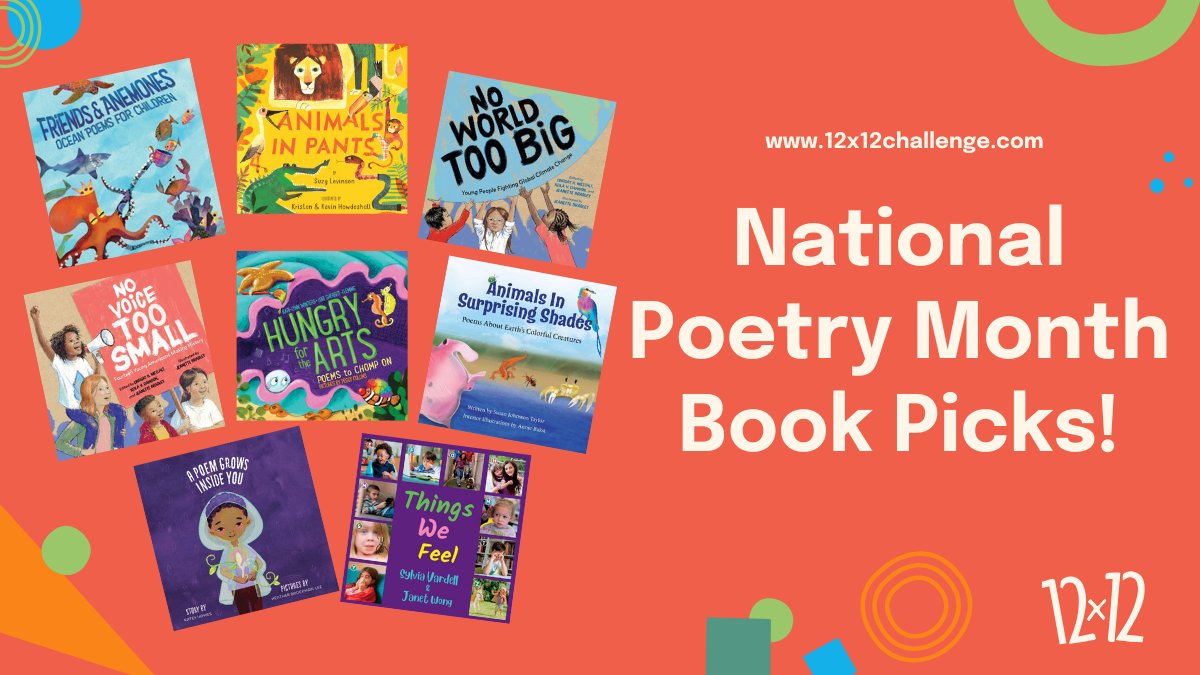 Happy #NationalPoetryMonth!

Check out these #12x12PB member poetic #picturebooks. Reply to this tweet with your favorite!

#picturebookauthors #amwriting #amreading #poetry