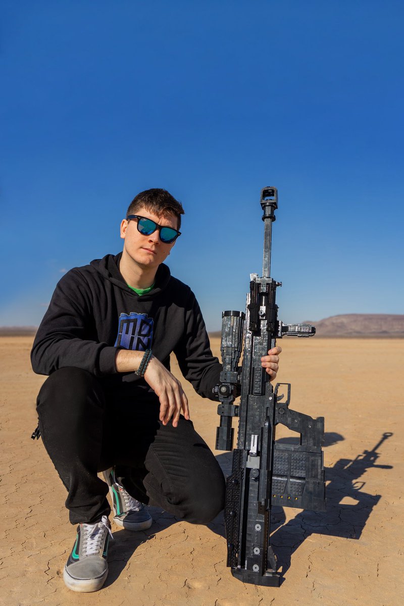 My first and biggest LEGO ‘Weapons’ project of 2023 by far more than 3,000+ pieces, my #lego GM6 Lynx .50 Cal Anti-Material Rifle, life-size, and functions too!
Check it out here: youtu.be/b194ZyKlzNM Instructions available on Etsy (limited time) and on mydifferentusername.com