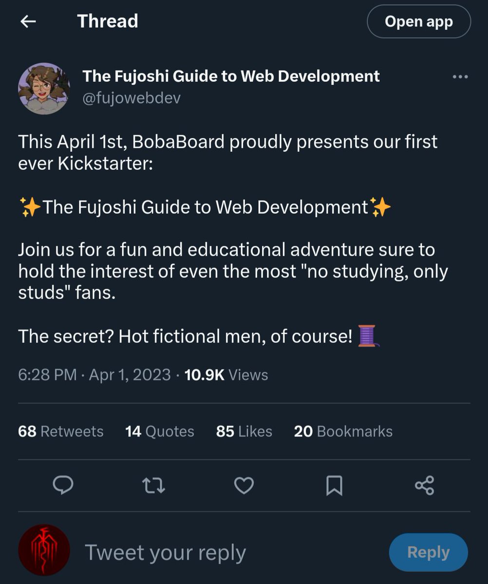 elendraug's tweet photo. I'm the 69th retweet, NICE
#fujoguide https://t.co/4Hr50LgtgG