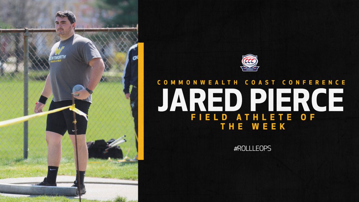Pierce Named CCC Field Athlete of the Week 

wentworthathletics.com/x/fvecm