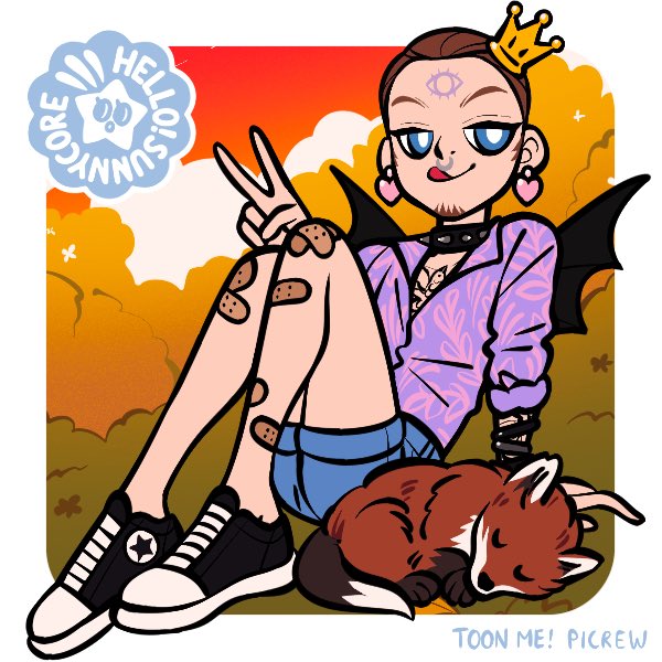 batteredthing's tweet image. gay toon-me-picrew.carrd.co