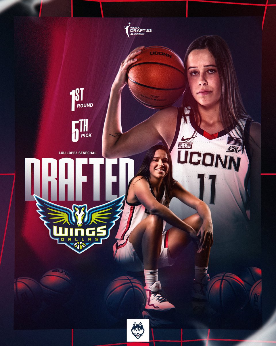 Storrs ➡️ Dallas

Lou Lopez Sénéchal is the No. 5 overall pick!