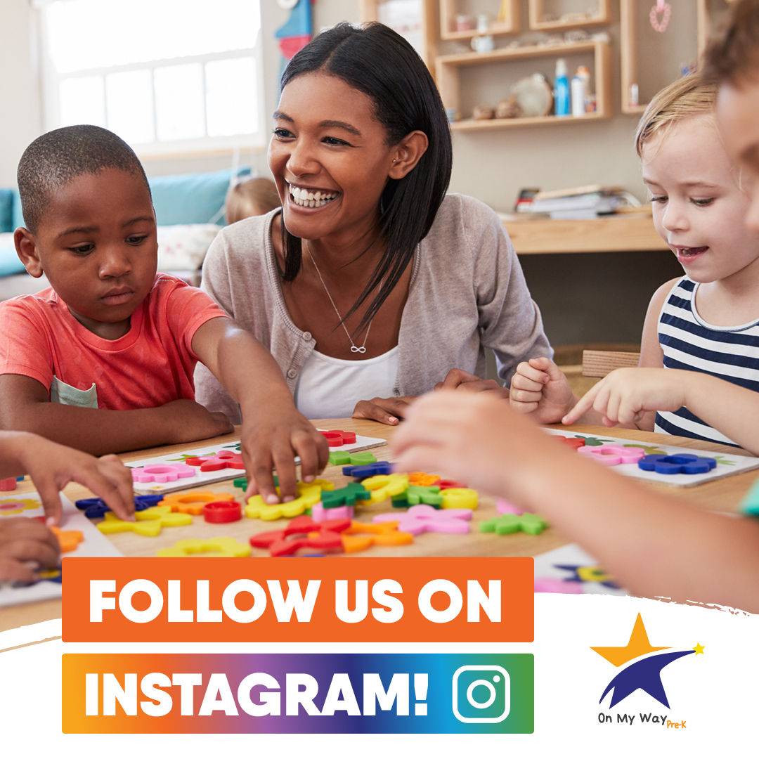 We joined Instagram! 🎉 Follow us at instagram.com/onmywayprek/ (@onmywayprek) to keep up to date with all things On My Way Pre-K. Then check out OnMyWayPreK.org to see if you qualify for free, high-quality pre-K for your 4-year-old.