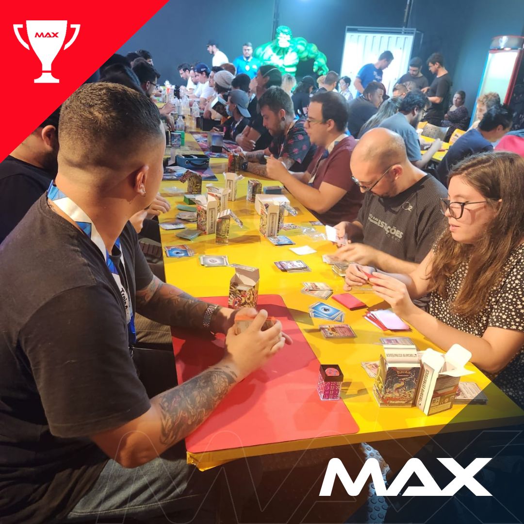 MAX Arena (@maxarenaoficial) on Twitter photo Aconteceu na Max Arena o
Torneio de lançamento do Pokémon Scarlet e Violet.
Ficou interessado em criar campeonatos na MAX? Entre em contato pelo fone (11) 99465-2168 ou pelo email: comercial@maxarena.com.br
#pokemon #maxarena #arenamax #cardgame #evento #arenagamer Aconteceu na Max Arena o
Torneio de lançamento do Pokémon Scarlet e Violet.
Ficou interessado em criar campeonatos na MAX? Entre em contato pelo fone (11) 99465-2168 ou pelo email: comercial@maxarena.com.br
#pokemon #maxarena #arenamax #cardgame #evento #arenagamer
