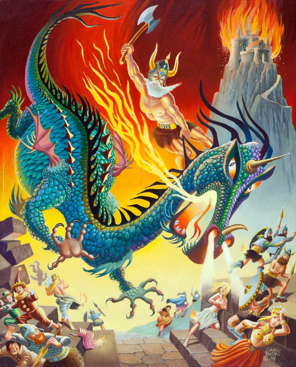 From: Kings and Queens of Myth and Legend (King Beowulf). 
Artist: Carl Barks.
