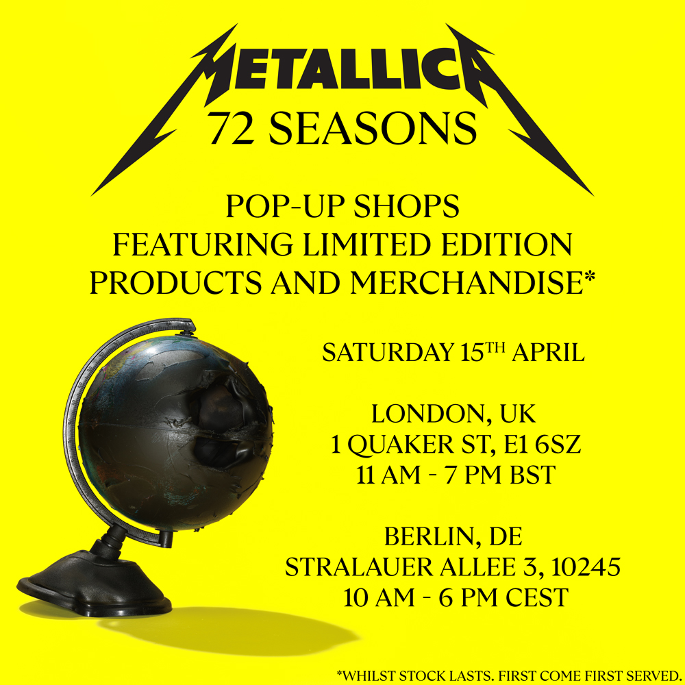 Metallica on Twitter "UK 🇬🇧 & German 🇩🇪 fans! Come to the ‘72 Seasons