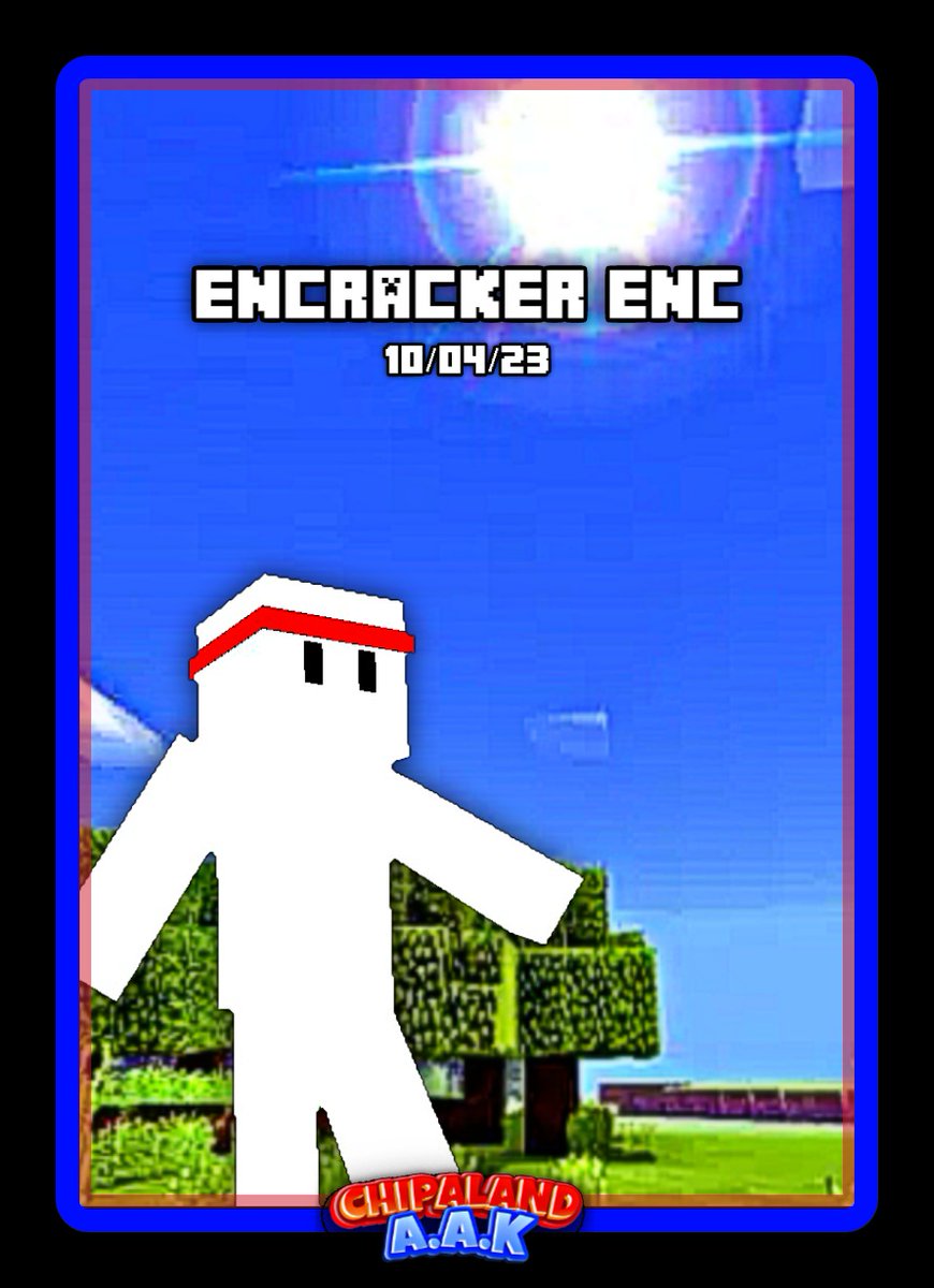 ChipaLand's tweet photo. ¡¡REGRESAMOS CON LOS TWEETS!! ,
¡Bienvenido Encracker ENC! 😲 https://t.co/Df02IiCLtt