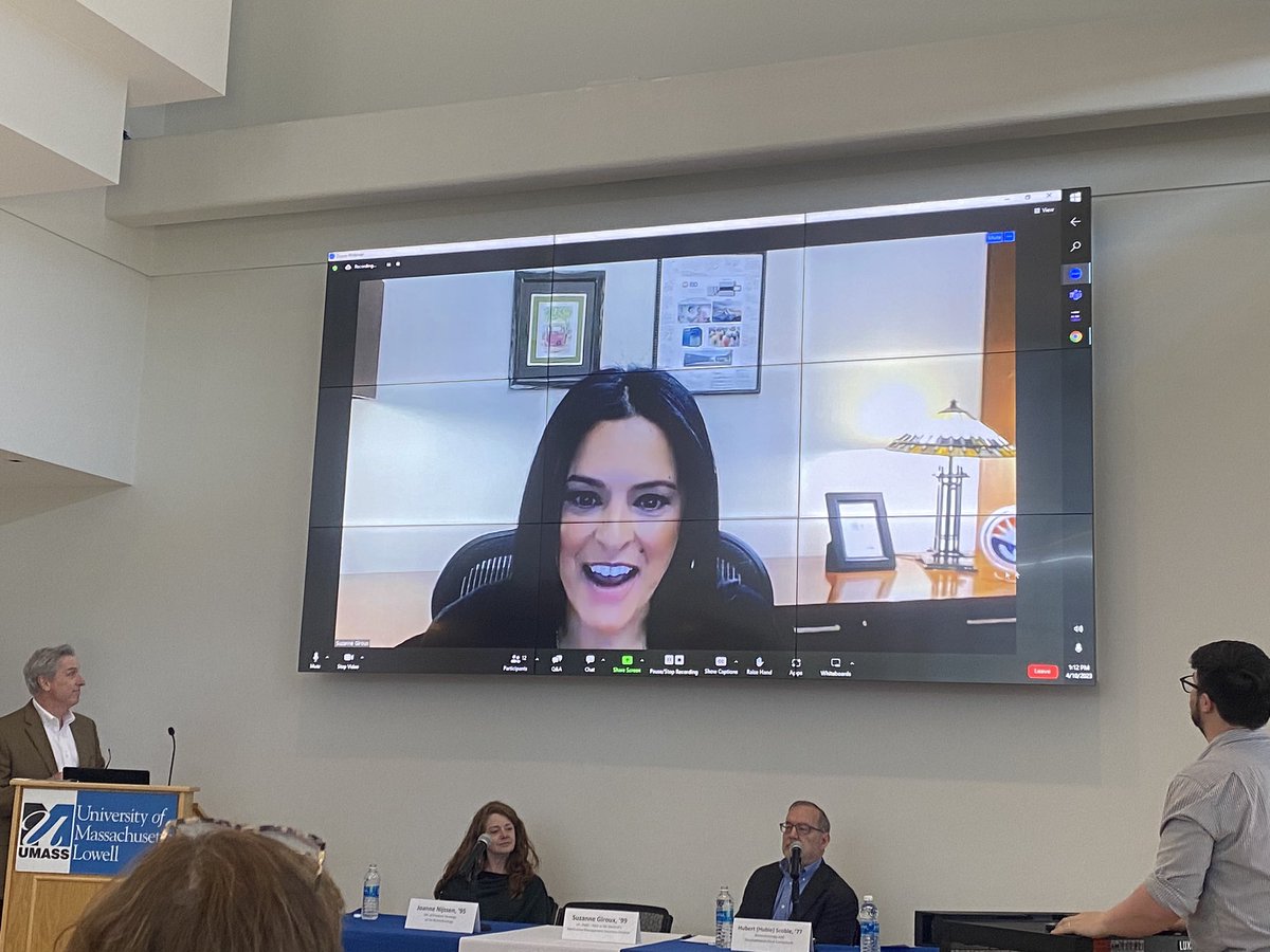 KCSciences_UML's tweet image. What an amazing group of panelists for our Where Science Meets Business event. An excellent way to kick off #springintoscience! 

Thank you to our panelists, our moderator, @ManningUML , and guests