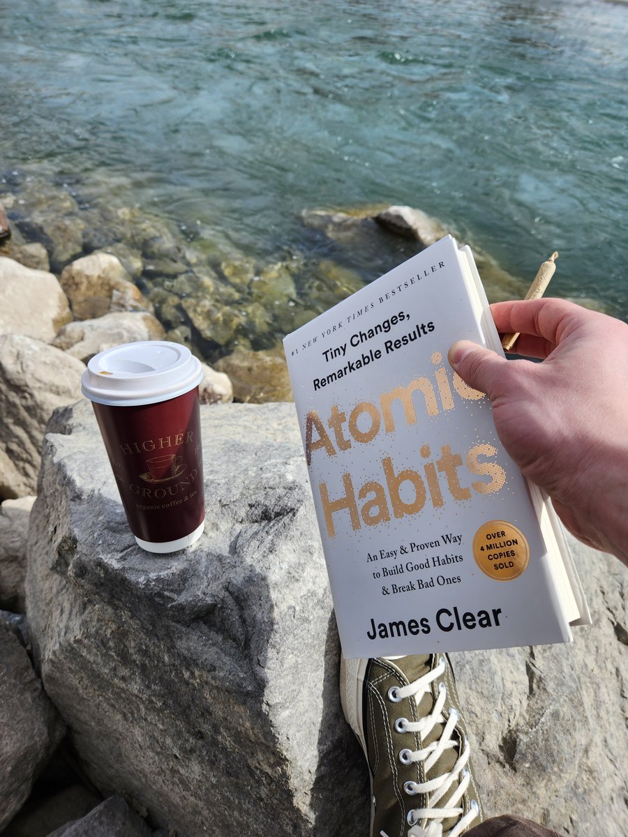 Been a while since it was nice enough in Calgary to post up down by the river with a joint, a coffee, and a good book. 

It's the simple things.
