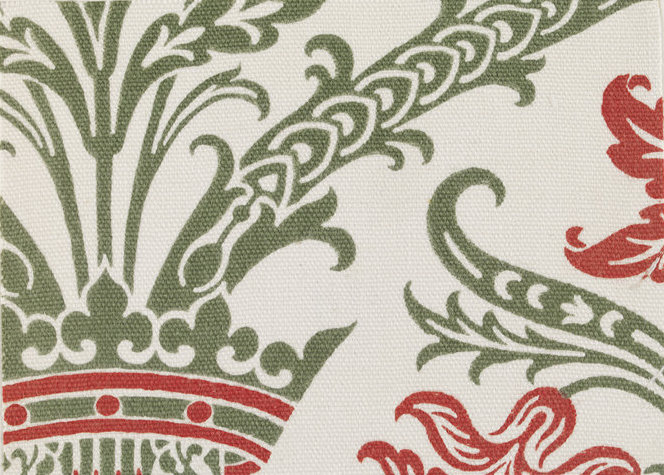 EveryMorris's tweet photo. Chronological Order, Pattern 115: 

"Crown", probably before 1900.
Printed textile
Likely historic adaption

Image:  V&amp;A https://t.co/AORU2kHUlo