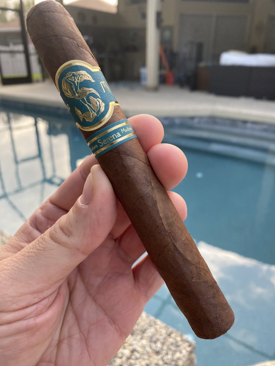 A new smoke - <a href="/MatildeCigars/">Matilde Cigars</a> Serena Maduro. The CT version of this is one of my all time favorites for any time of day - excited to get into this one!
