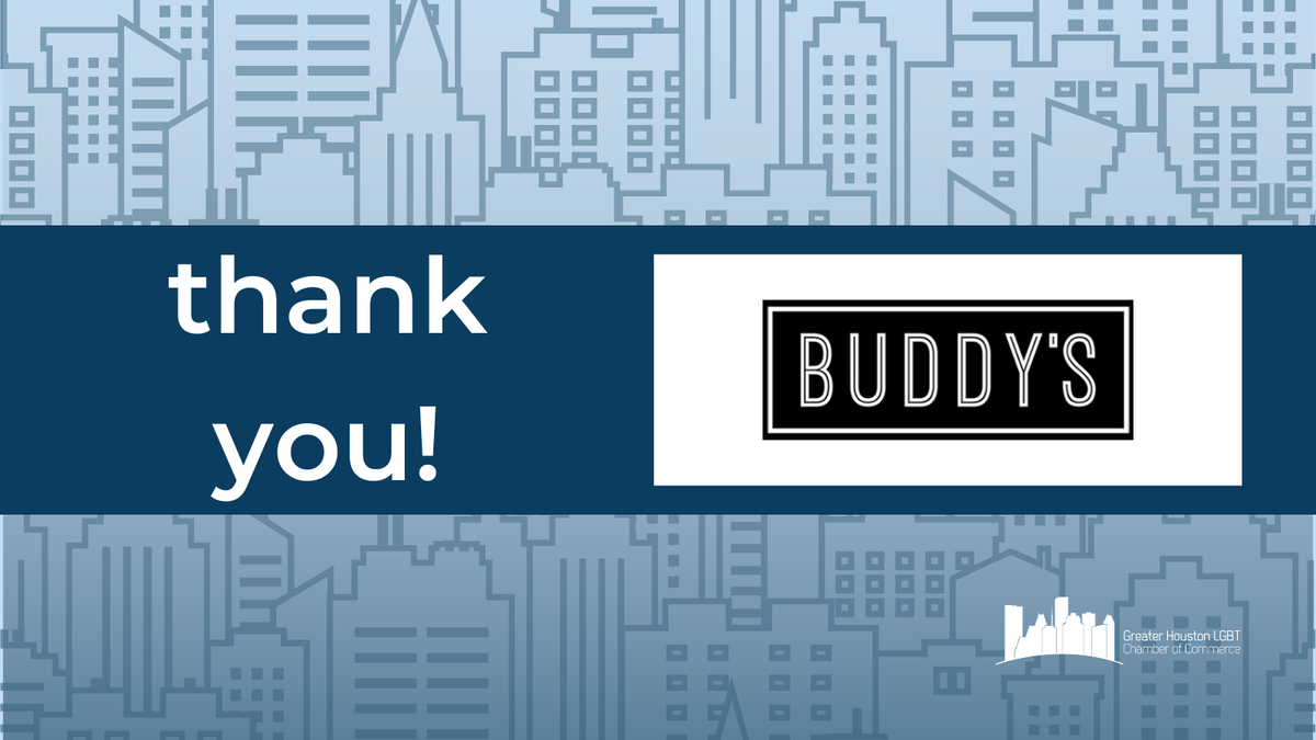 Thank you, @BUDDYSHouston for hosting April's First Friday Meet and Eat! We appreciate your continued support!

#lgbtq #lgbtqevent