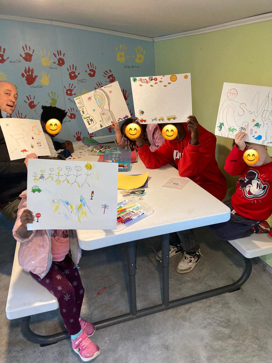 We've had some awesome artistic creations at Kids Club the past few weeks...the Easter story and making collages about who we are after learning about who Jesus says He is!