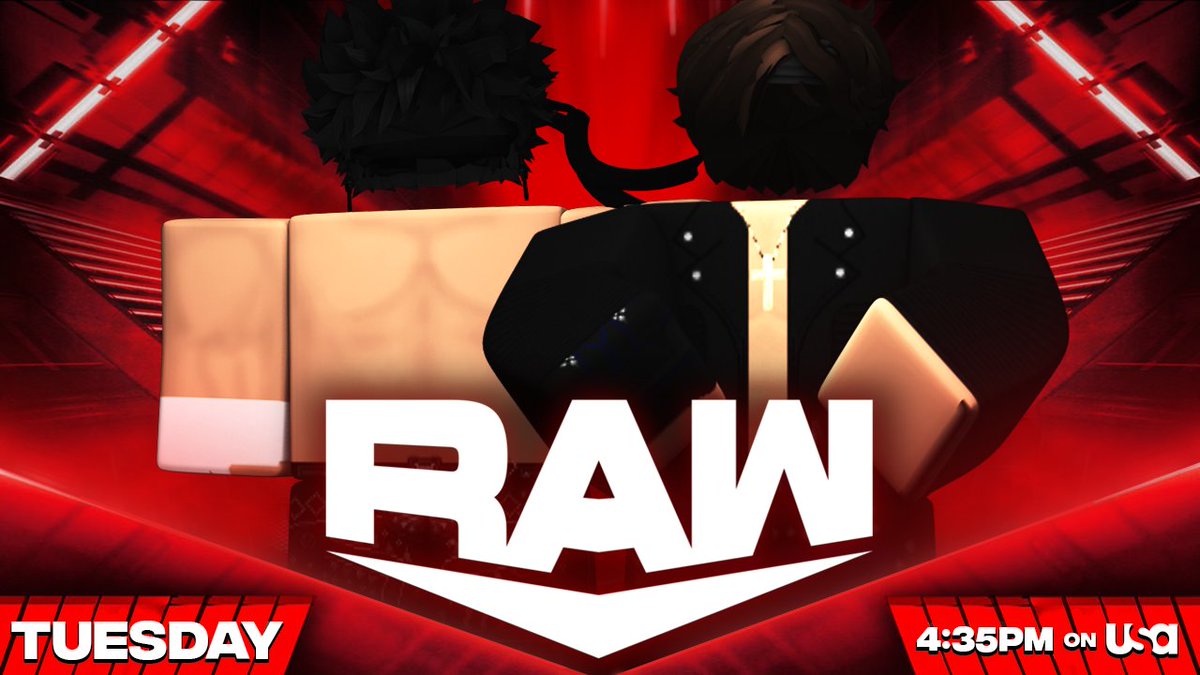 _WWERoblox's tweet photo. -PLANS-

#NoahKosher Goes one on one With @copysbad 
-
@iitsxjp takes on the returning @itsNayleyRW will it be a challenge...?
-
@daveyophobic goes against @m1ckmav 
-
@ElectricLucy1 goes one on one with former #RAW Women's Champion #Saomi 

#WWERaw https://t.co/98xWqUeXgM