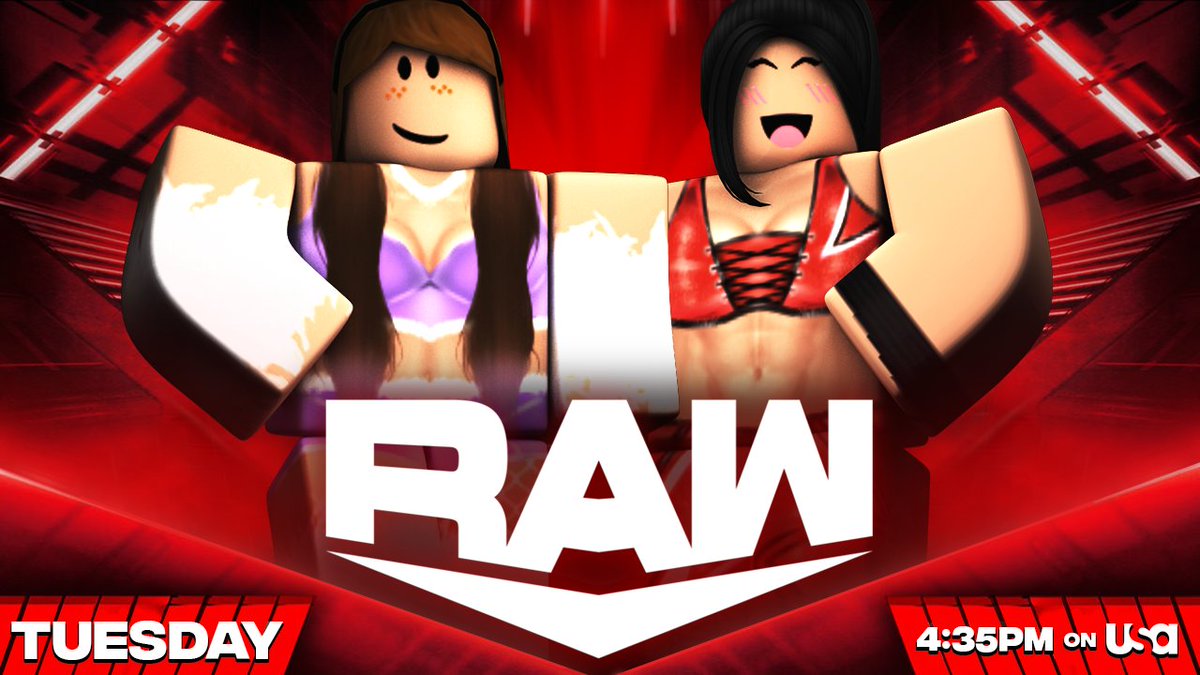 _WWERoblox's tweet photo. -PLANS-

#NoahKosher Goes one on one With @copysbad 
-
@iitsxjp takes on the returning @itsNayleyRW will it be a challenge...?
-
@daveyophobic goes against @m1ckmav 
-
@ElectricLucy1 goes one on one with former #RAW Women's Champion #Saomi 

#WWERaw https://t.co/98xWqUeXgM