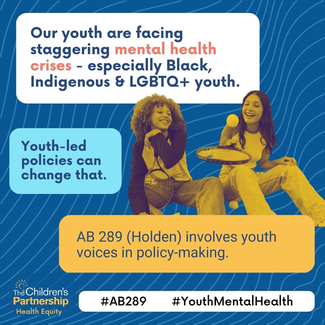 KidsPartnership's tweet photo. ✊🏽Youth-led orgs know: "You don't make decisions about us, without us." 

Leaders are making choices about youth mental health. So the voices of our youth must be:

🎯Centered
💚Validated
📣Amplified

That’s what #AB289 (@ChrisHoldenNews) is all about.
https://t.co/pUixcC6PJK