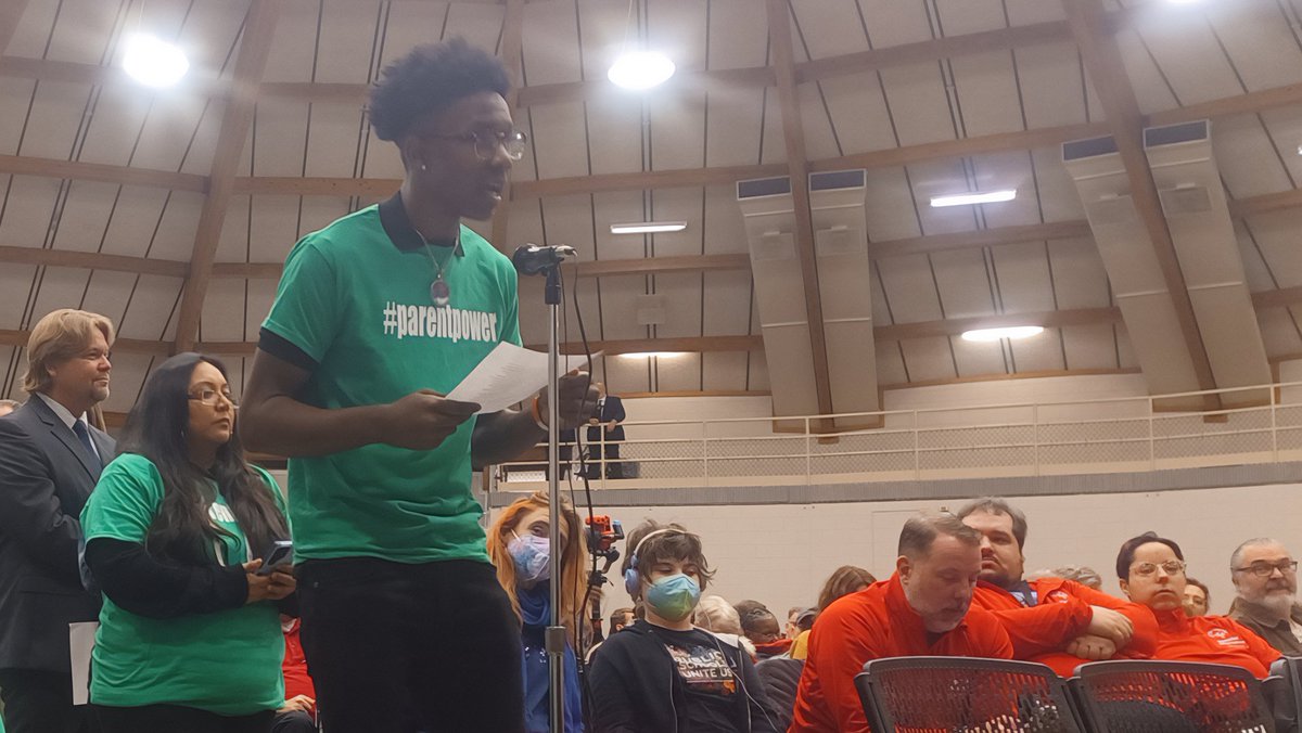 This 10th-grade scholar stood up for fair & equal funding for WI students in front of the Joint Finance Committee. Let's keep the momentum going by sending 200 letters to state and local leaders by April 12th. Link: bit.ly/3Uopurw @howardlfuller