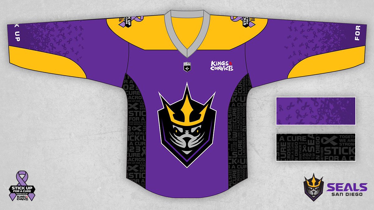 SealsLax's tweet image. Our annual cancer awareness night, Stick Up For A Cure, returns to Pechanga Arena on Saturday, April 22.

Special customizable jerseys are available NOW to be auctioned off! Bidding is live and closes on Friday, April 14 at 12 pm PT. Link in our bio - get yours today!
