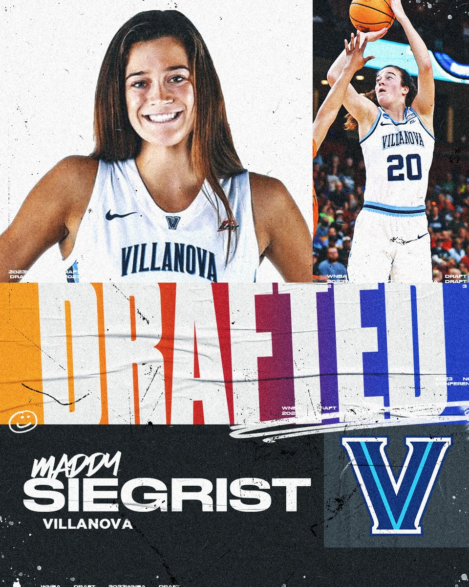 NCAA March Madness (@marchmadnesswbb) on Twitter photo Maddy Siegrist ➡️ Dallas Wings🐴
The <a href="/novawbb/">Villanova WBB</a> star is the No. 3 pick in the 2023 #WNBADraft! Maddy Siegrist ➡️ Dallas Wings🐴
The <a href="/novawbb/">Villanova WBB</a> star is the No. 3 pick in the 2023 #WNBADraft!