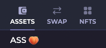 HELDiWanKenHODL's tweet photo. πβοΈ#HFT GiveawayβοΈπ
π: 1,000,000 $ASS | π: 1 Winner
β
#ASSociate: 0.0.975289 π
β
Like, Tag, RT β»οΈ
β
Drop your #HBARAddy π
#NFA | #DYOR | #GetThatASS | #MemeCoinSpring πΈ https://t.co/qnm9EE69wH