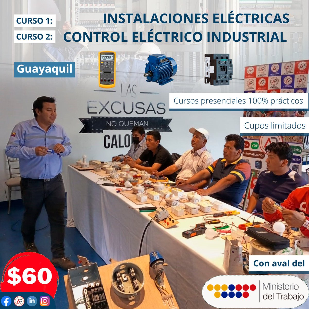 ASCIEC's tweet image. ACADEMIA DE PROYECTOS ECUADOR AP-Ec, presenta en Guayaquil cursos 100% prácticos y presenciales

WhatsApp  098 224 9804
