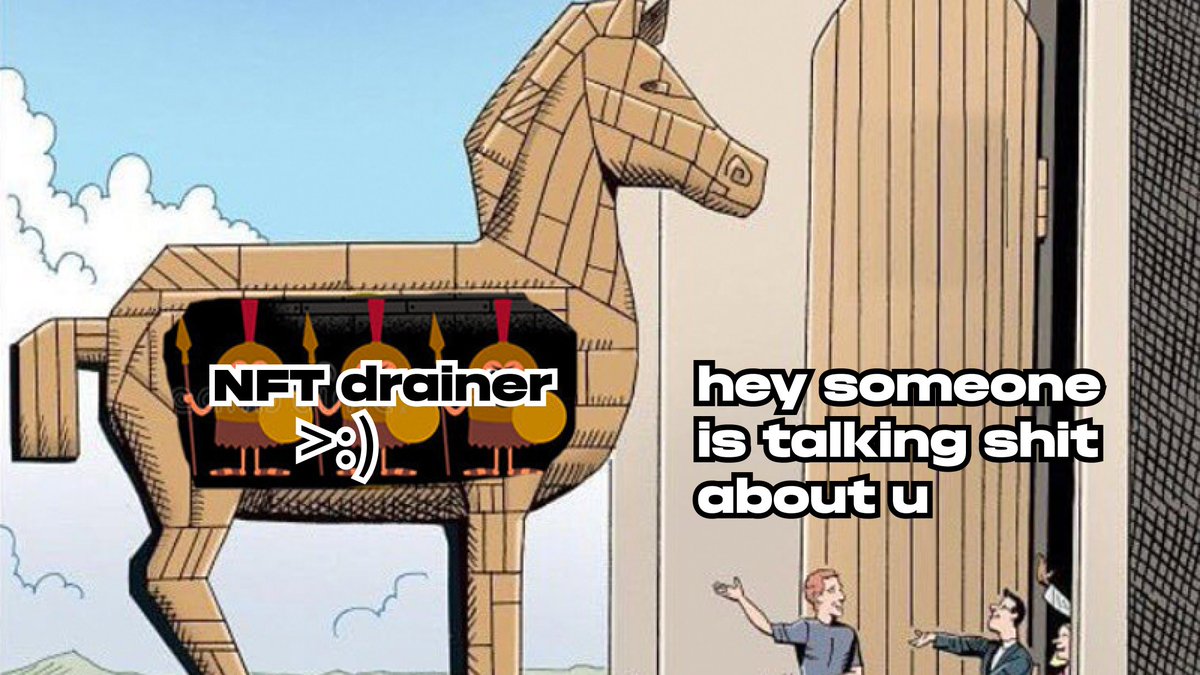 Spicy new discord scam alert 🚨⚠️

They we're after my mutant and (almost) got me

It's a new social engineering scam to get you off guard to drain your valuable NFTs

Here's what it is + how you can protect yourself