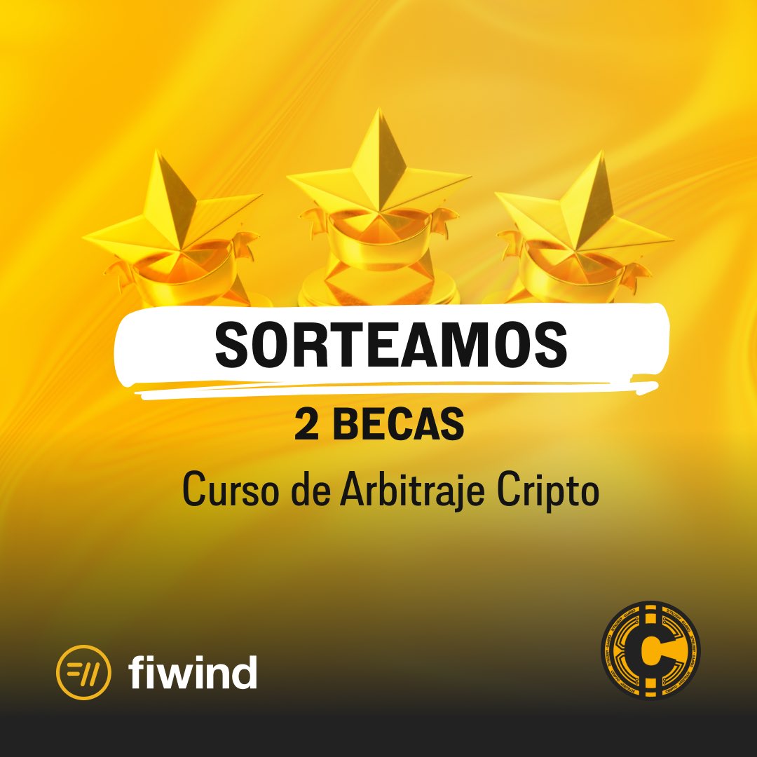 ¿Te llama la atención el arbitraje pero todavía no le cazás la onda? 🤔

No te preocupés más, nos pusimos la 10 junto a Cripto.Arbitraje y sorteamos 2 becas para el curso P.ar10 💪

Requisitos para participar:

✅ Seguirnos en <a href="/fiwind_io/">fiwind</a>
✅ MG a este tuit
✅ RT a este tuit