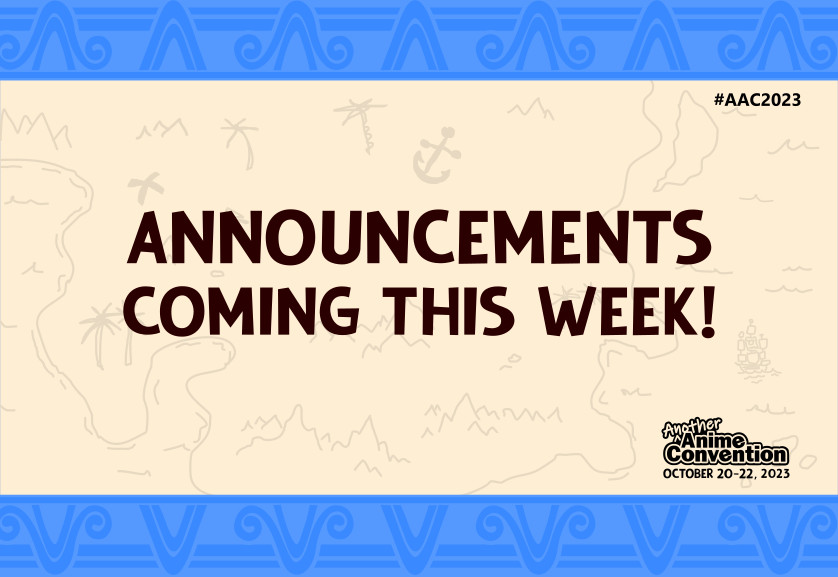 anotheranimecon's tweet photo. We have an exciting week of announcements coming!
⭐️ Guests of Honor reveal
⭐️ Cosplay event submissions open
⭐️ Room block opens
All coming this week! #AAC2023 #AnotherAnimeCon #cosplay #cosplaychess #datinggame https://t.co/pubKWYcYtN