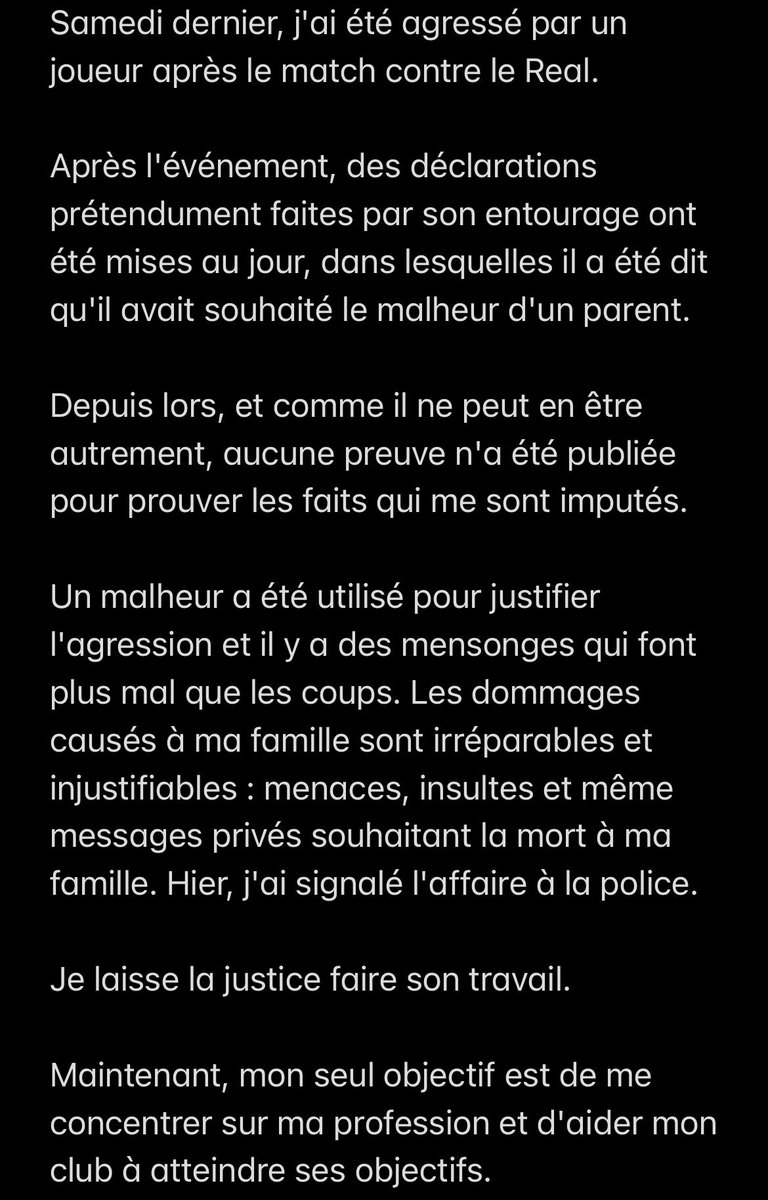 RMadridFrance_'s tweet image. Communiqué de Baena.