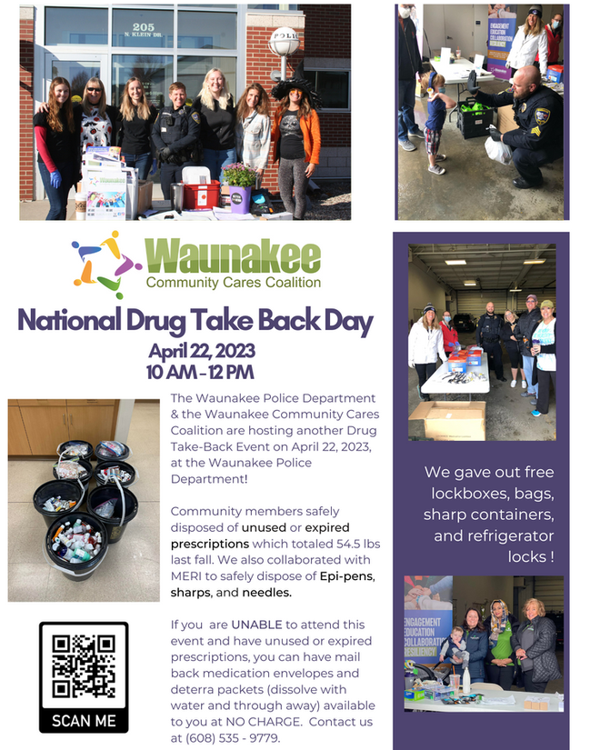 MERI_Inc's tweet photo. Once again, the Wisconsin communities of Waunakee (sponsored by the Waunakee Community Cares Coalition) and Stoughton (sponsored by the Stoughton Wellness Coalition) will accept #sharps during National Prescription Drug Take Back Day on Saturday, April 22, 2023.
#mericustomer https://t.co/hE0YKekC05