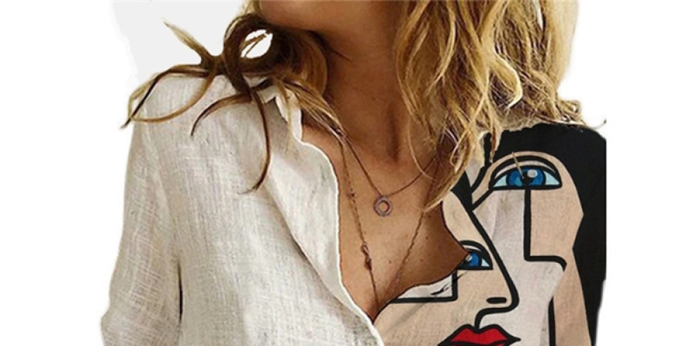 Aprmhisy Autumn Elegant Print Shirts Women eezymart.com/aprmhisy-autum…