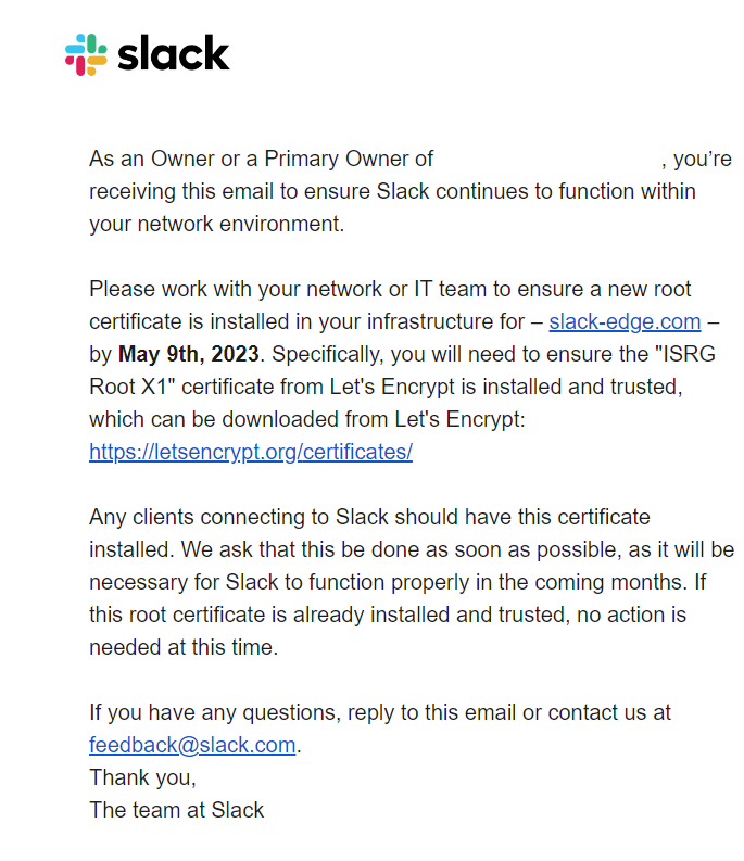 hndmnstertrtl's tweet photo. @SlackHQ Is this legit? Where can I find info on an official slack website about it? https://t.co/4sjHMxh1Yc