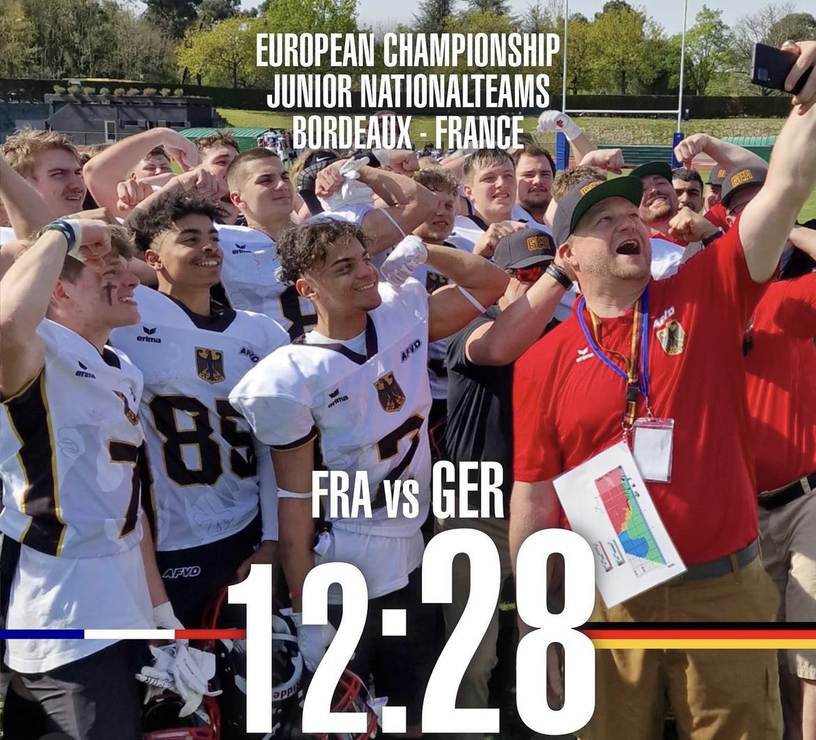 I had a great game with the German National Team against France on Sunday! I had a sack and a TFL. 💯💯