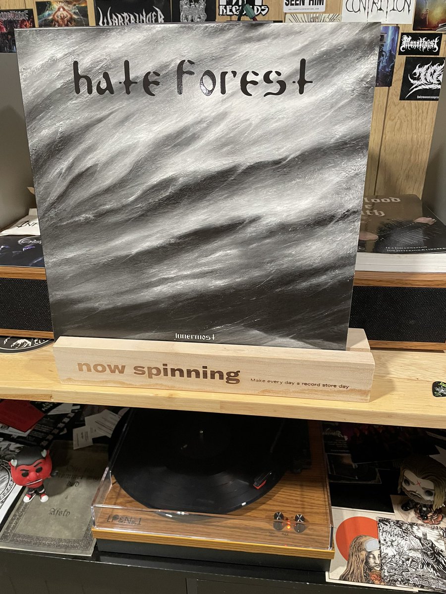 CoreyMirisola's tweet image. Now spinning #HateForest 🤘🏻🤘🏻