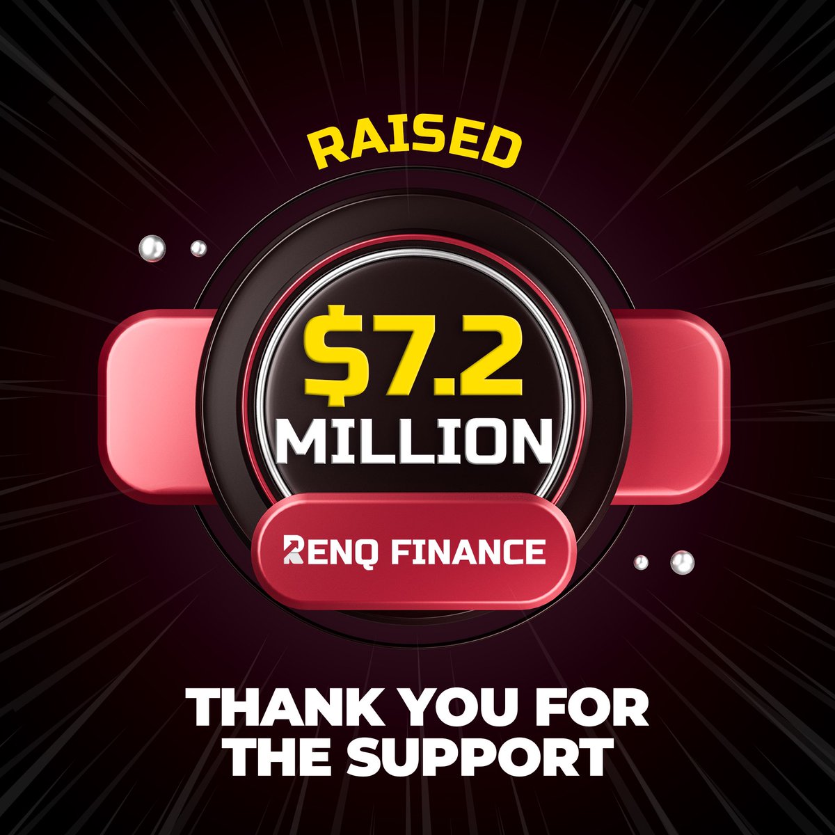 RenQ_Finance's tweet image. 🚨MILESTONE UPDATE🚨

$7,200,000 Raised 🔥🔥

Thanks For Your Love and Support 🙏

Don’t Wanna Miss Out? ✈️ 💥

BUY NOW - renq.io