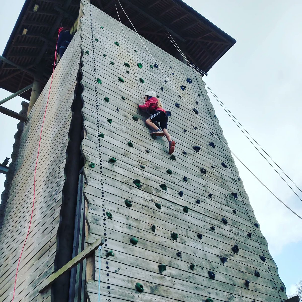 Climbing at the County activity day
<a href="/GirlguidingBSG/">Girlguiding BSG</a>