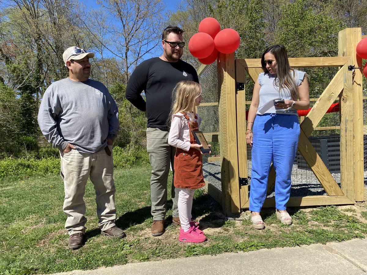 Grand opening of the Fort Hunt School Garden!