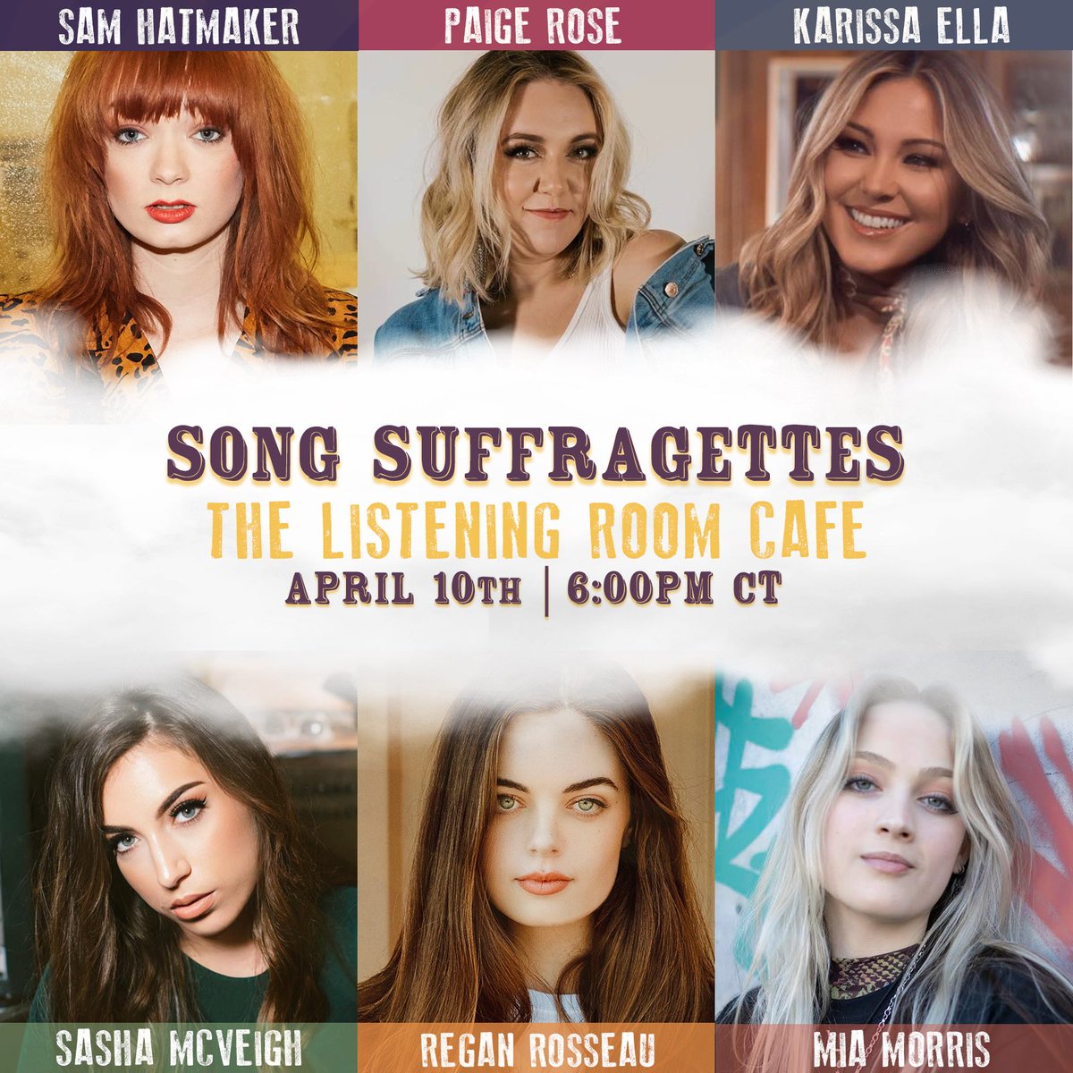 KarissaElla_'s tweet photo. See you tonight friends!! Can’t wait to jam out with these talented ladies!! 🤠💛 #songsuffragettes #music #musiccity #nashville #nashvilletn #singersongwriter #countrymusic #countryartist #nashvillemusic https://t.co/0Qs889203C