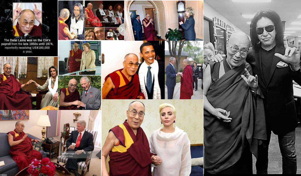 Well what do you know…Dalai Lama is a satanist too! 👺
#DalaiLamaPedo  
#illuminatiexposed