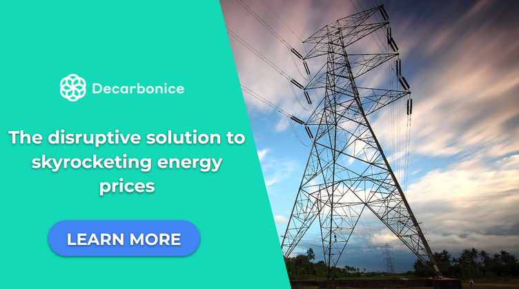 Decarbonice1's tweet photo. ⚠️ Energy demand and prices are skyrocketing! ⚠️

Just in the last year, electricity prices in Europe have almost doubled

✅ Decarbonice provides a disruptive model for the energy sector that is aimed at resolving precisely these challenges
https://t.co/HageWZKA0H https://t.co/Daxjh64Ym4