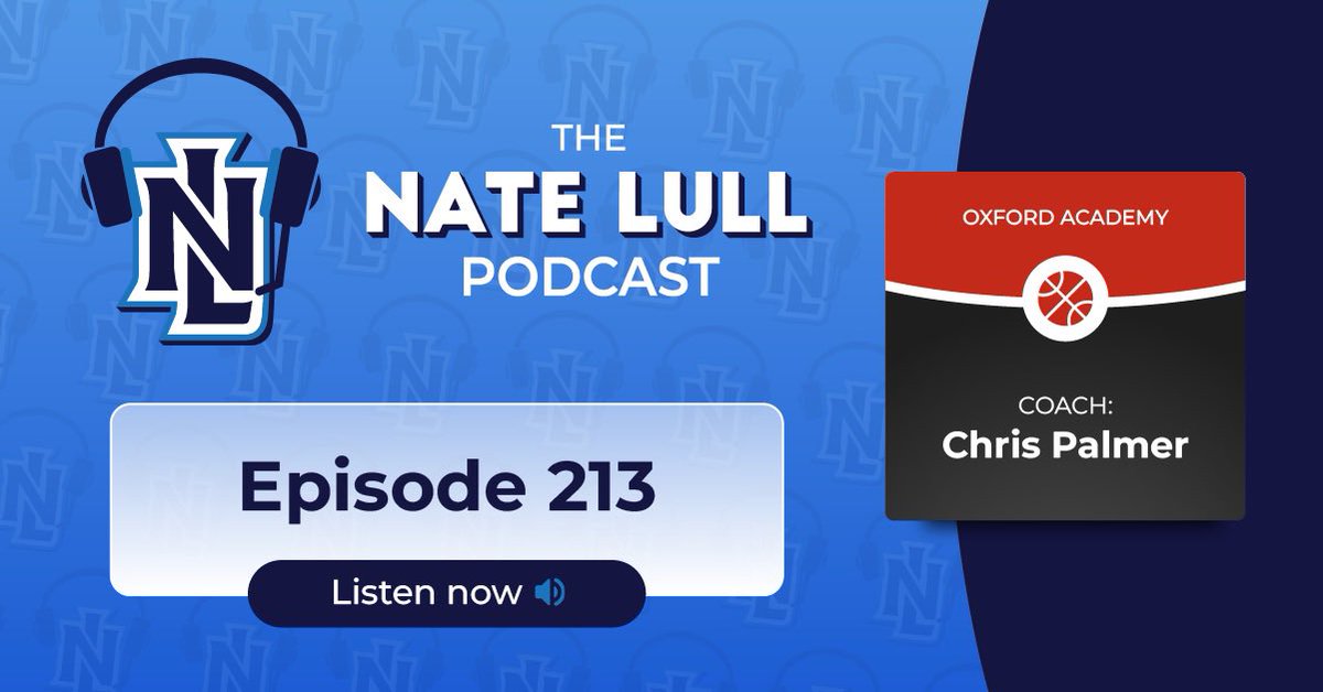Nate Lull (@natelull) on Twitter photo Episode 213 is ready!
*Web link: natelull.buzzsprout.com
*Apple Podcasts: apple.co/3eopC52
*Spotify: spoti.fi/2wILsiF
Guest: <a href="/OxBlackhawks/">Oxford Academy CSD</a> Girls Basketball Coach Chris Palmer. Hear more about OA’s magical run to states this season Episode 213 is ready!
*Web link: natelull.buzzsprout.com
*Apple Podcasts: apple.co/3eopC52
*Spotify: spoti.fi/2wILsiF
Guest: <a href="/OxBlackhawks/">Oxford Academy CSD</a> Girls Basketball Coach Chris Palmer. Hear more about OA’s magical run to states this season