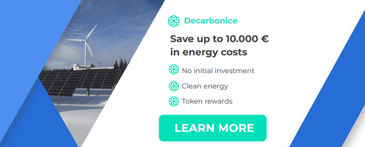 Decarbonice1's tweet photo. ✴️ EXCLUSIVE OFFER ✴️

✅ For a limited time, we are giving away free photovoltaic installations to all investors who acquire at least 5000 PNE tokens that will allow them to save up to 10.000 € in energy costs while becoming climate-positive. https://t.co/7KSyiC50qP