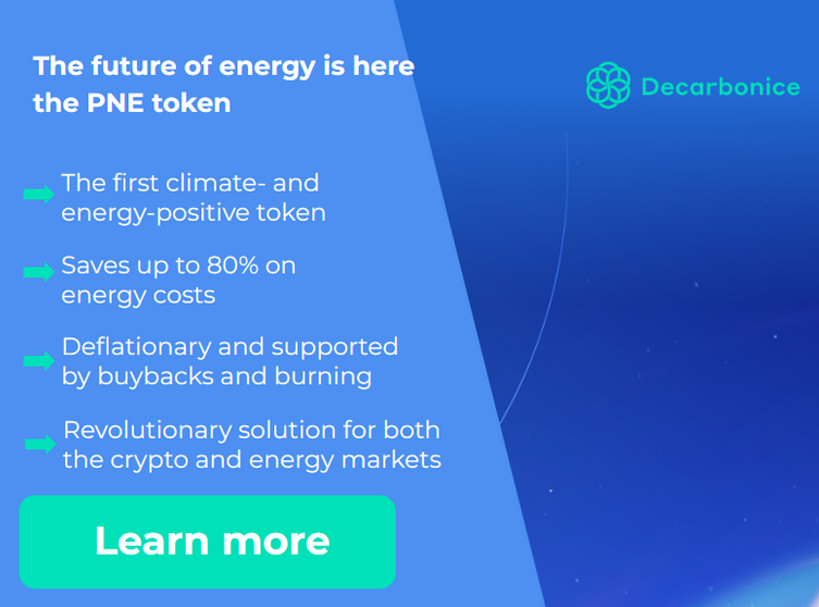 Decarbonice1's tweet photo. ✴️ The PNE token in the spotlight ✴️

The PNE token is the bread and butter of the Decarbonice ecosystem. Beyond that, it is a unique crypto asset that offers multiple advantages to its holders.

✅ The first climate- and energy-positive token https://t.co/hNMIeKkRIi
