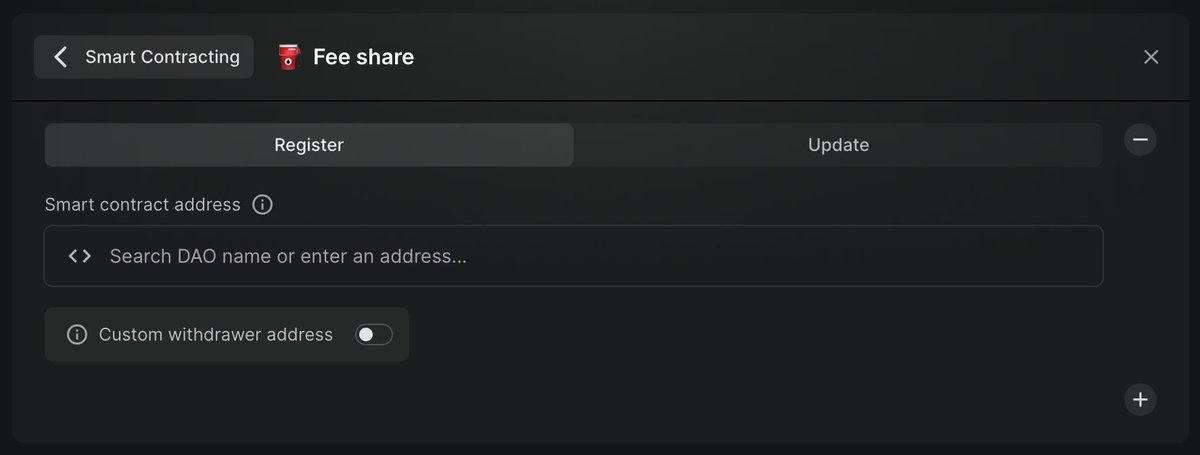 Fee share is now fully unlocked at $JUNO 🔥
Easily access fee share now via the daodao.zone UI. Projects now can sustainably monetize their creations, directly benefitting from the usage that their dapps, daos, communities bring to their contracts.

#dao #dapp