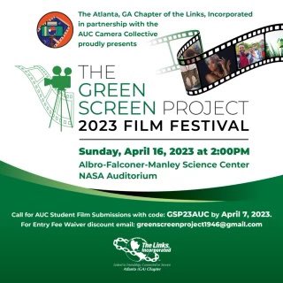 AtlantaLinksInc's tweet photo. 🚨LAST CALL🚨

Calling all AUC Film students to submit to the 2023 Green Screen Project Film Festival!!! The deadline is extended to end of day TODAY, 4/10

Here is the link for submissions: https://t.co/Hfey7ZoKhL 

#GreenScreenProject #AtlantaLinksInc #SALinksInc #LinksInc https://t.co/aNH2JUiLgQ