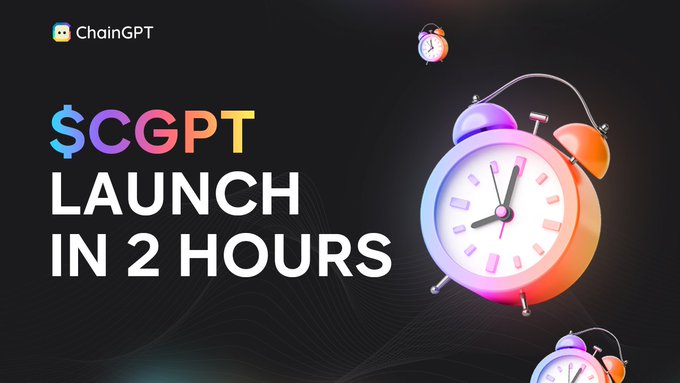 🔥 $CGPT listing today in 2 hours! AT 12:00 UTC
🔒 Audited by Certik &amp; Hacken

✨Listing on 6 exchanges:
1️⃣ 
<a href="/KuCoincom/">KuCoin</a>
2️⃣ 
<a href="/Bybit_Official/">Bybit</a>
3️⃣ 
<a href="/Gate_io/">Gate.io</a>

4️⃣ 
<a href="/MEXC_Global/">MEXC Global</a>
5️⃣ 
@Bitgetglobal
6️⃣ 
<a href="/PancakeSwap/">PancakeSwap</a>

CEXs Pair: CGPT/USDT | DEXs Pair: CGPT/BUSD
$CGPT Contract Address (BSC)