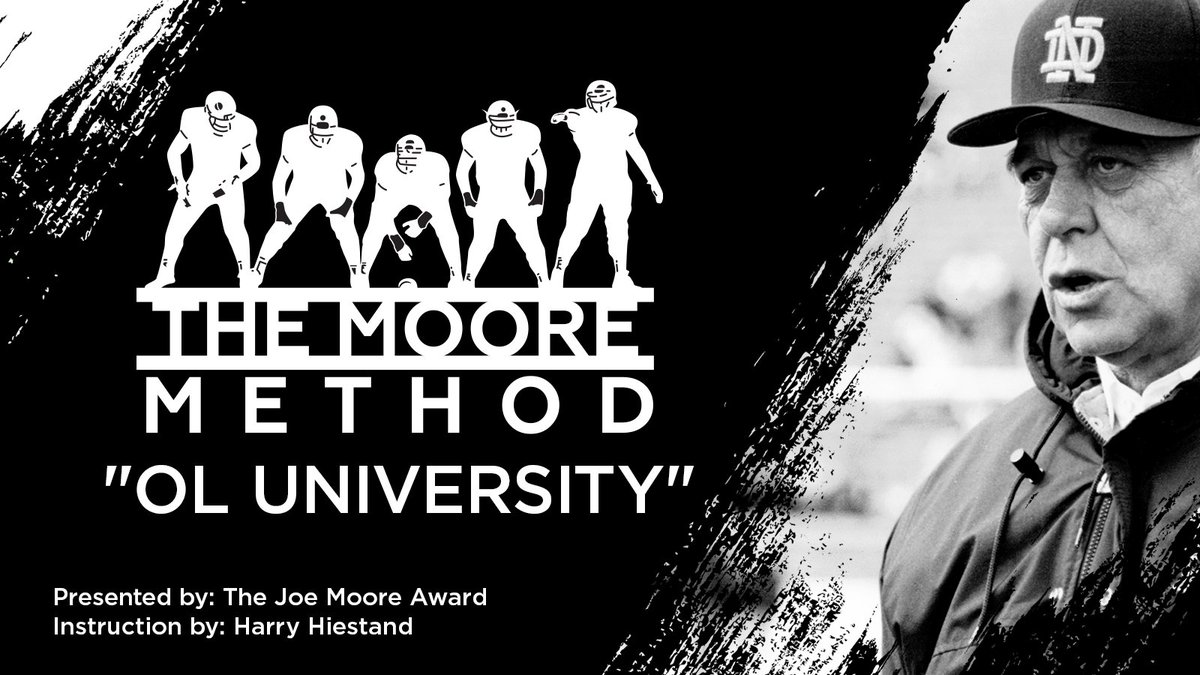 THE MOORE METHOD: - Sent 52 players to the NFL in 18 seasons. - Moore never had a Sr. starter at ND that didn't go on to play in NFL (9 seasons). - Developed multiple All Pros, Pro Football & CFB Hall of Famers. CLICK BELOW TO LEARN MOORE: coachtube.com/?a=be6fd2bf887…